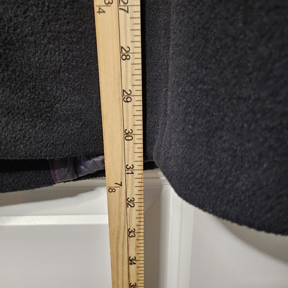 Men’s Jet Black Wool Blend Car Coat Tailored Classic Minimalist Jacket Size Med - Picture 16 of 16